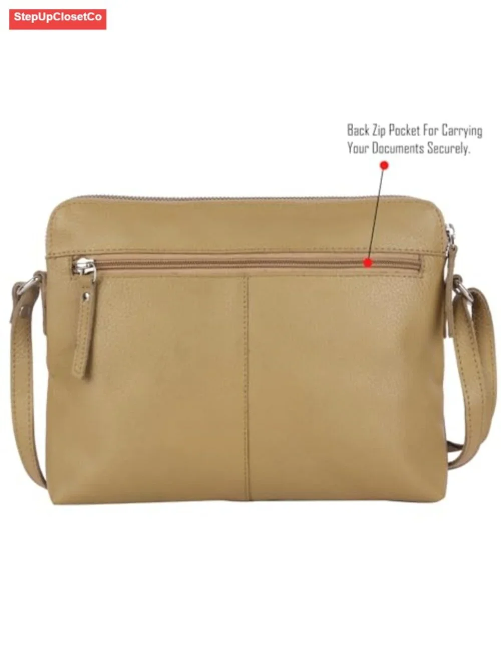 Genuine Leather Crossbody Bag Women Small Soft Pebbled Shoulder Purse